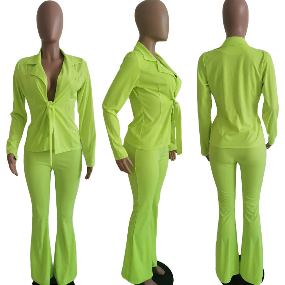 Solid color bandage suit