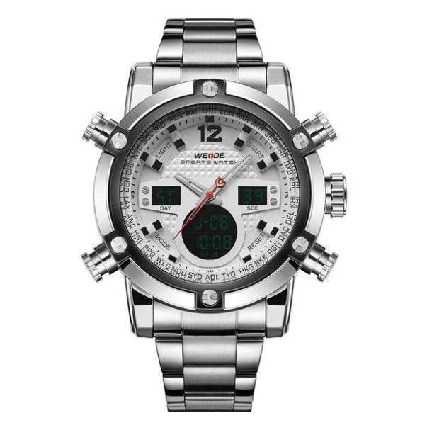 Display sports waterproof steel band watch - Empire P.E