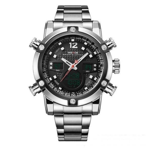 Display sports waterproof steel band watch - Empire P.E