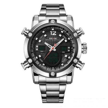 Display sports waterproof steel band watch - Empire P.E