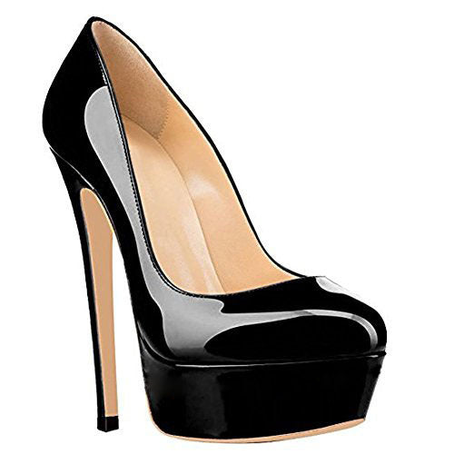 European And American Large Size High Heels Baotou Round Toe Women'S Shoes - Empire P. E