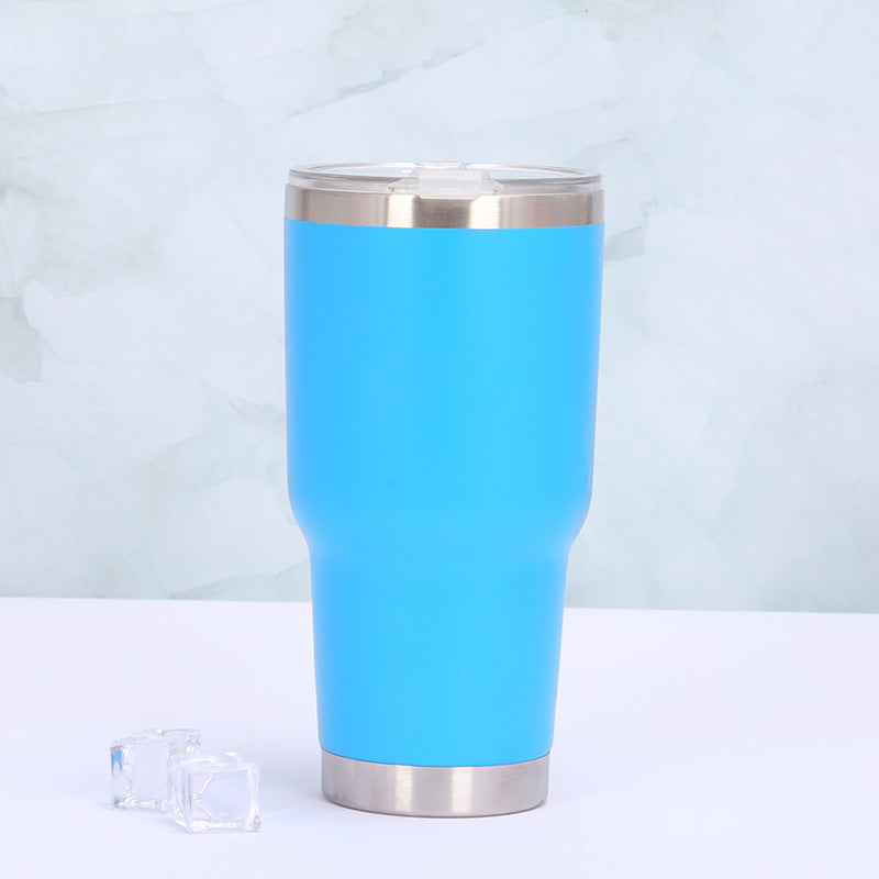 900ml 30oz Tumblers Stainless Steel Vacuum Insulated Freezer Mug Double Wall Water Thermos Bottle Outdoor Travel Home Accessory - Empire P. E