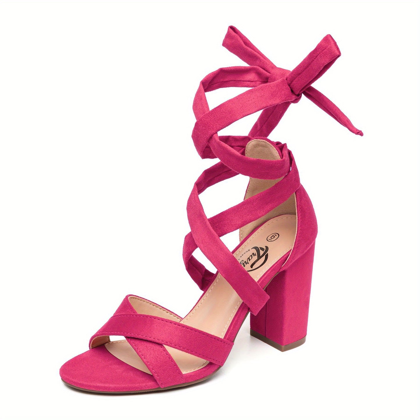 Trary Black Pink Nude Red Heels for Women