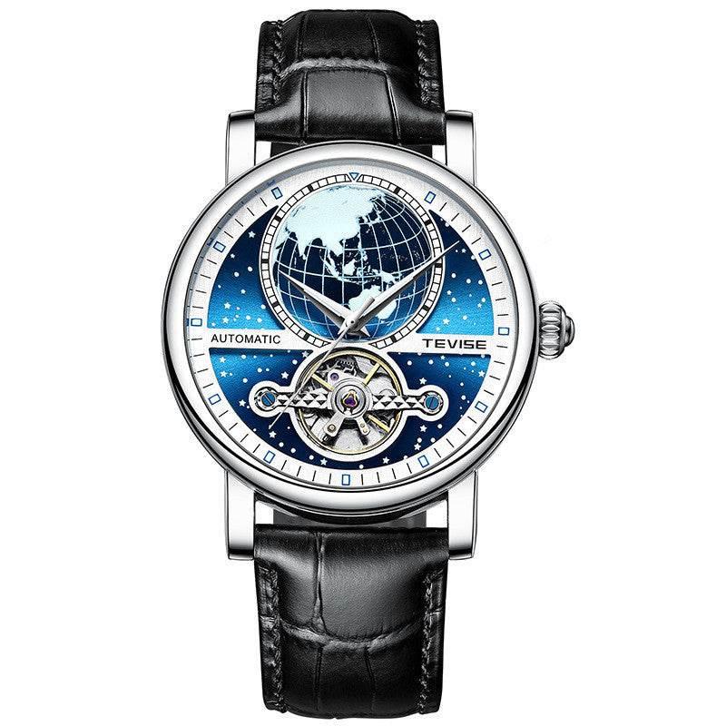Men's Luminous Leather Casual Waterproof Automatic Mechanical Watch - Empire P.E