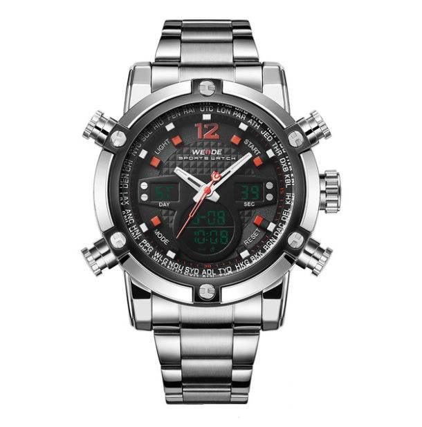 Display sports waterproof steel band watch - Empire P.E