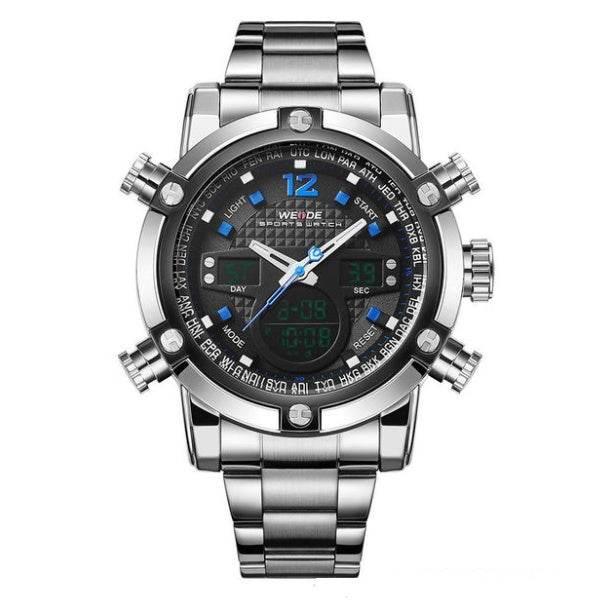 Display sports waterproof steel band watch - Empire P.E