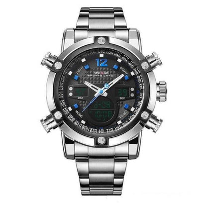 Display sports waterproof steel band watch - Empire P.E