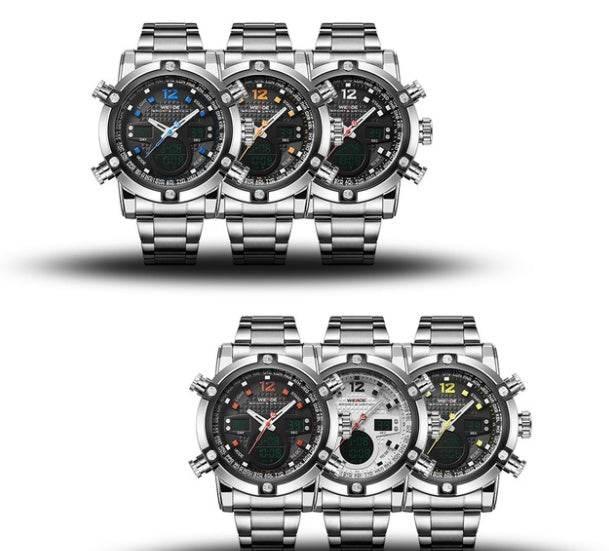 Display sports waterproof steel band watch - Empire P.E