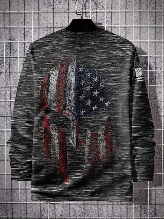 Men's Long Sleeve Novelty T-shirt