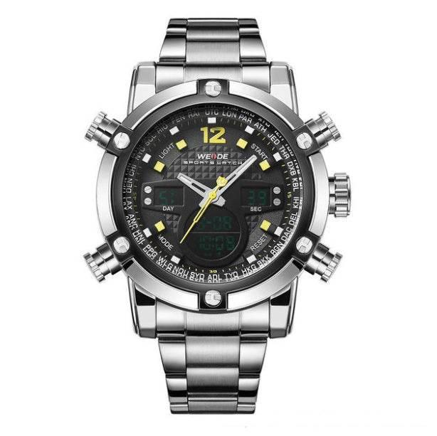 Display sports waterproof steel band watch - Empire P.E
