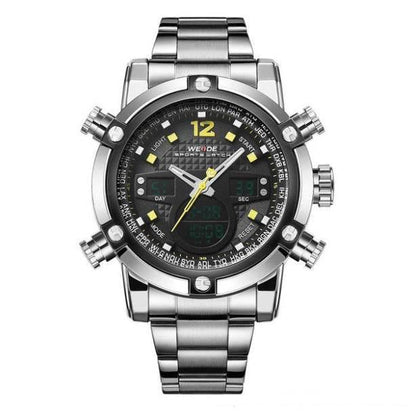 Display sports waterproof steel band watch - Empire P.E