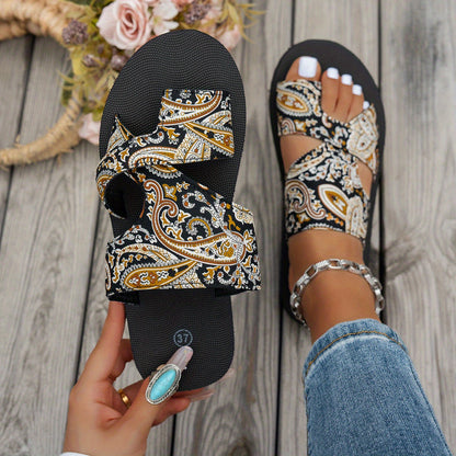 Bohemian Style Women's Breathable Mesh Shoes