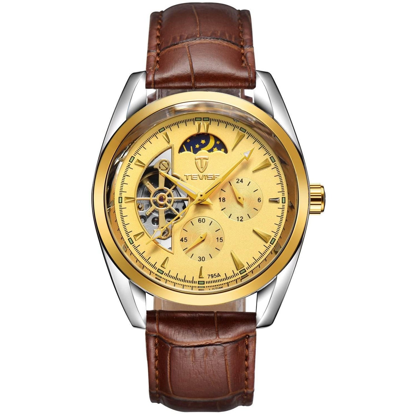 P Katwis watches Tourbillon watches men burst through the end of the stars waterproof automatic mechanical watches - Empire P.E