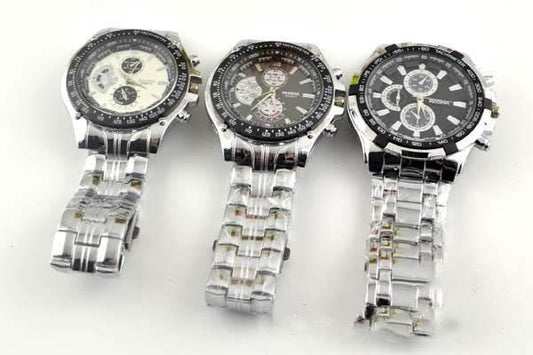 Original Men's Watches Stainless Steel Luminous Calendar Display Quartz Watch For Men Fashion Sports Man Watch - Empire P.E