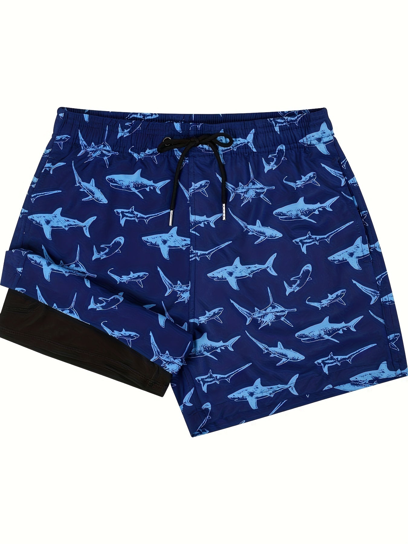 Men's  Compression Liner 2 in 1 Quick Dry Swim Trunks