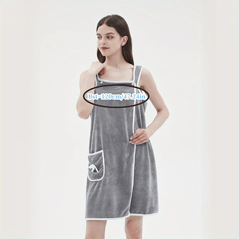 3pcs Women's Wearable Bath Towel Set