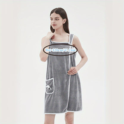 3pcs Women's Wearable Bath Towel Set
