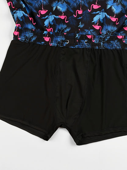 Men's  Compression Liner 2 in 1 Quick Dry Swim Trunks
