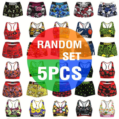 5 Sets of Randomly Styled Women's Sporty Outfits
