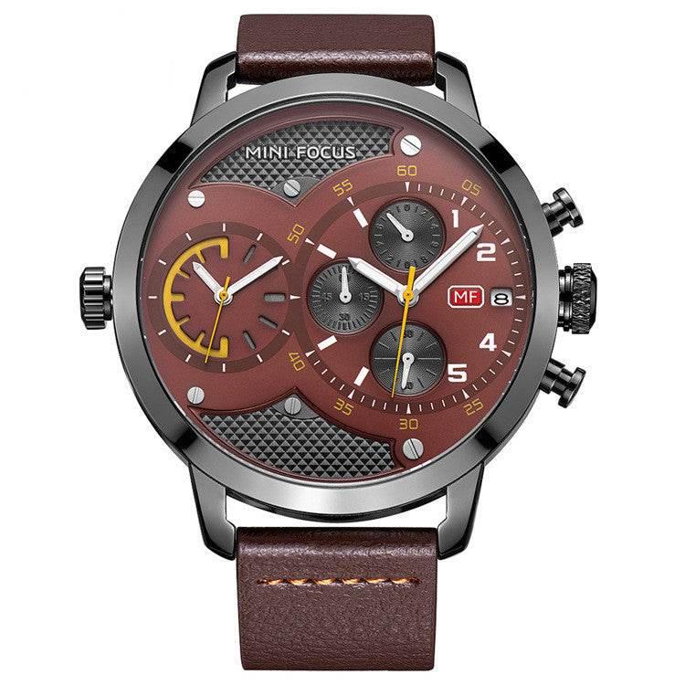Double movement waterproof men's watch - Empire P.E