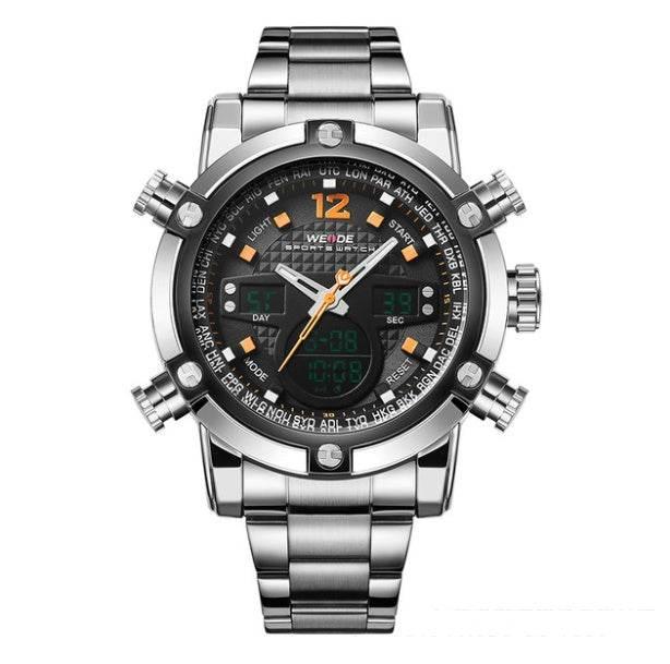Display sports waterproof steel band watch - Empire P.E