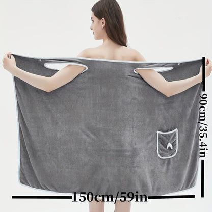 3pcs Women's Wearable Bath Towel Set