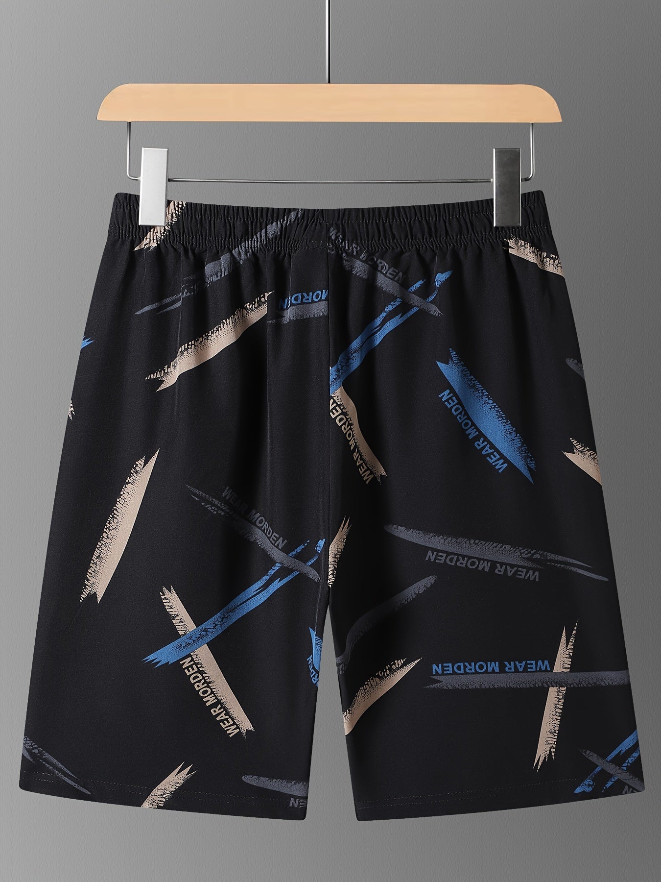 Men's Geometric Graphic Print Board Shorts