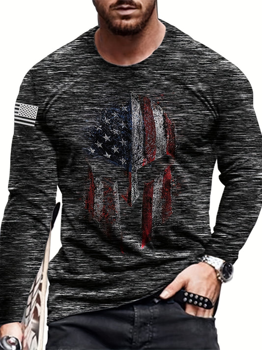 Men's Long Sleeve Novelty T-shirt