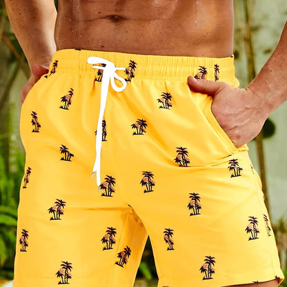 Men's Coconut Trees Graphic Print Shorts