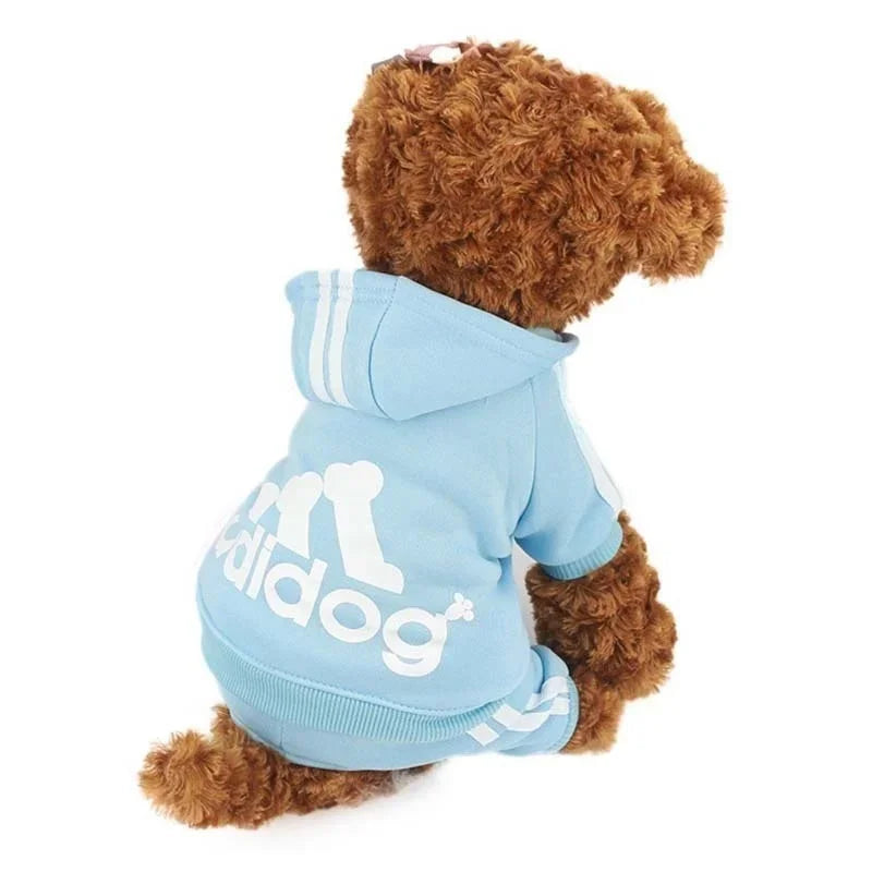 Winter Dog Sweatshirt Coat