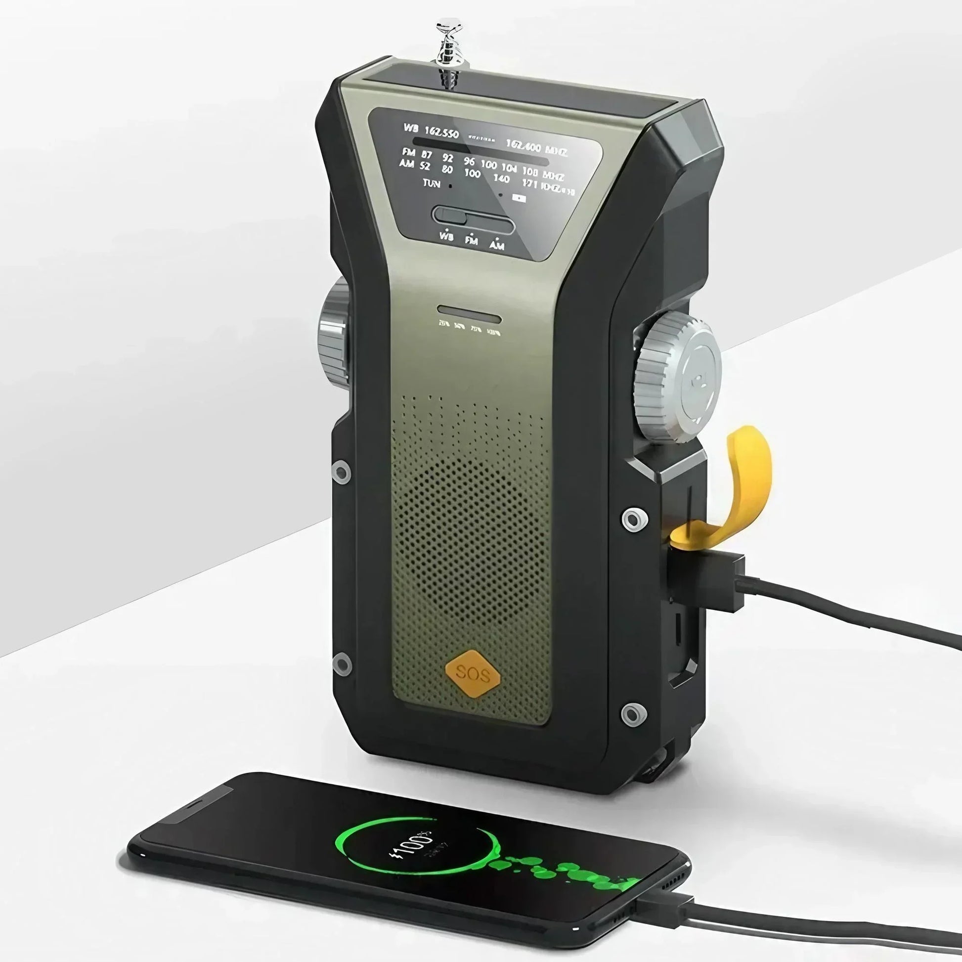 Weather Radio Emergency Multifunctional Radio FM AM WB Hand Crank - Empire P.E