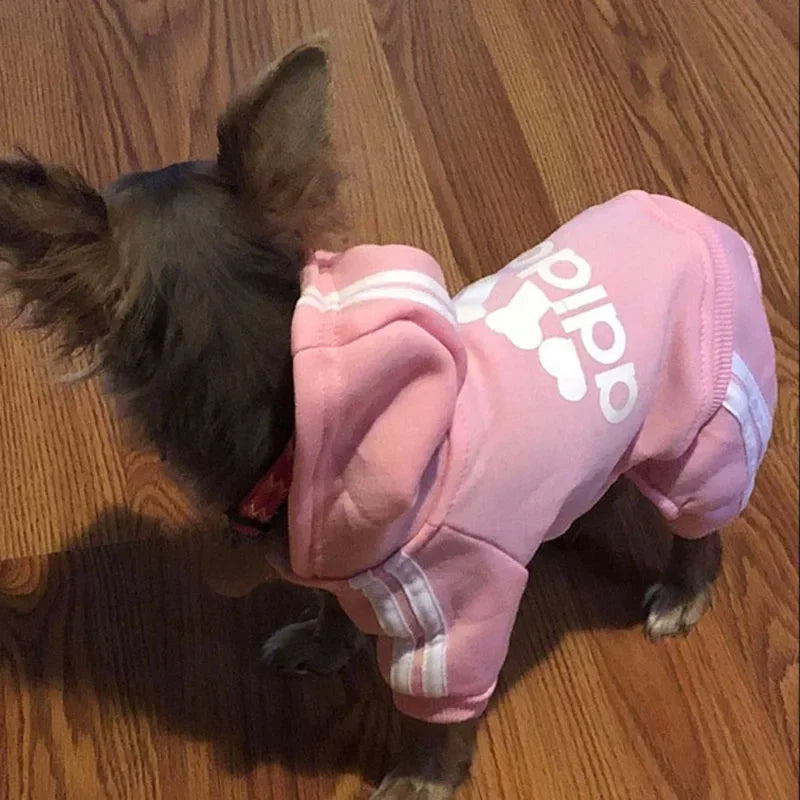 Winter Dog Sweatshirt Coat