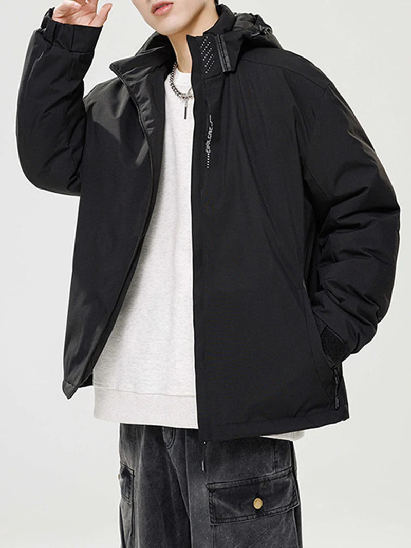 Winter Jacket Men Hooded Waterproof Cotton Padded Jacket - Empire P.E