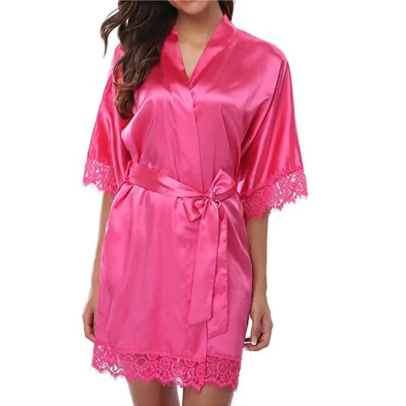 Women Ice Silk Robes - Empire P.E