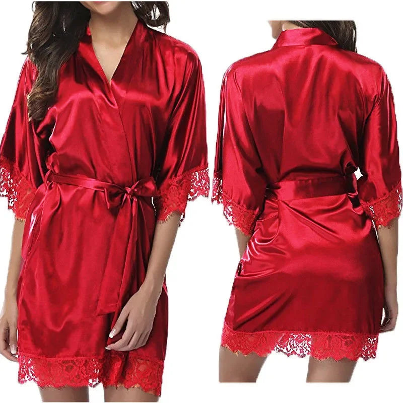 Women Ice Silk Robes - Empire P.E