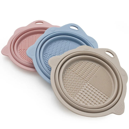 Makeup Brush Cleaner Cleaning Bowl Tool Set