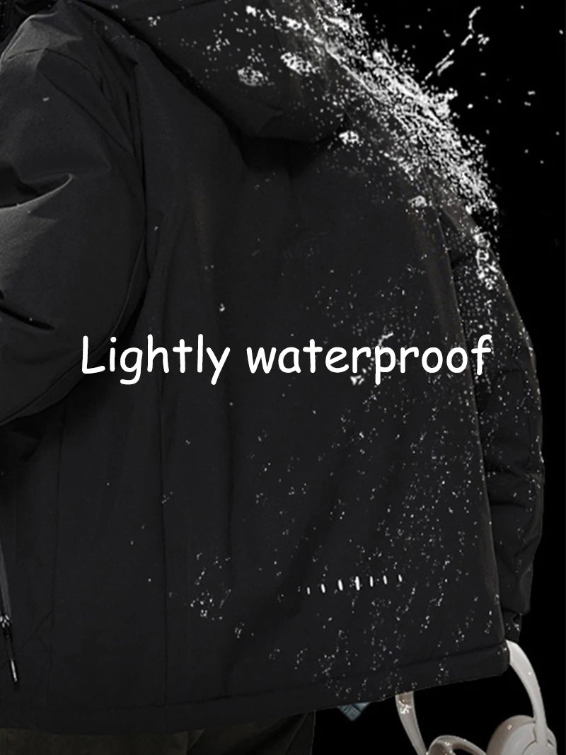 Winter Jacket Men Hooded Waterproof Cotton Padded Jacket - Empire P.E