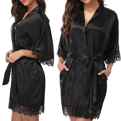 Women Ice Silk Robes - Empire P.E