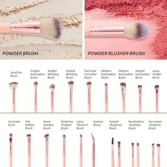20/40 Pink Makeup kit Complete Makeup Brush Set,