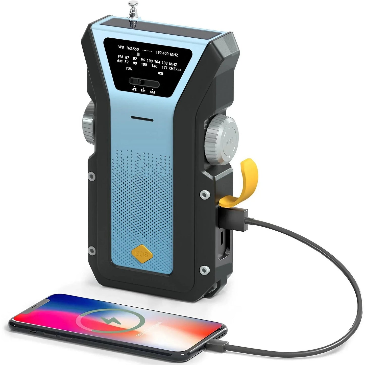 Weather Radio Emergency Multifunctional Radio FM AM WB Hand Crank - Empire P.E
