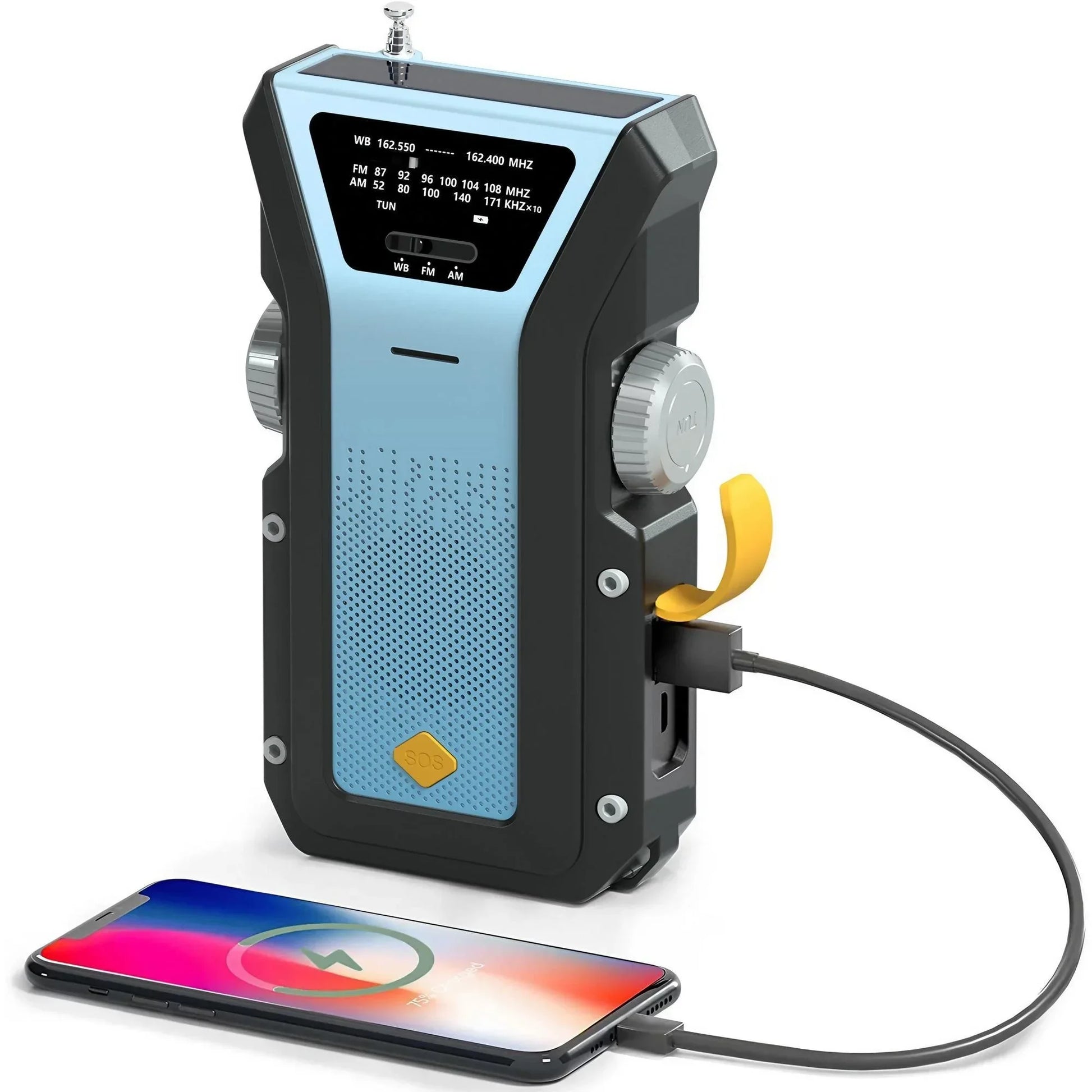 Weather Radio Emergency Multifunctional Radio FM AM WB Hand Crank - Empire P.E