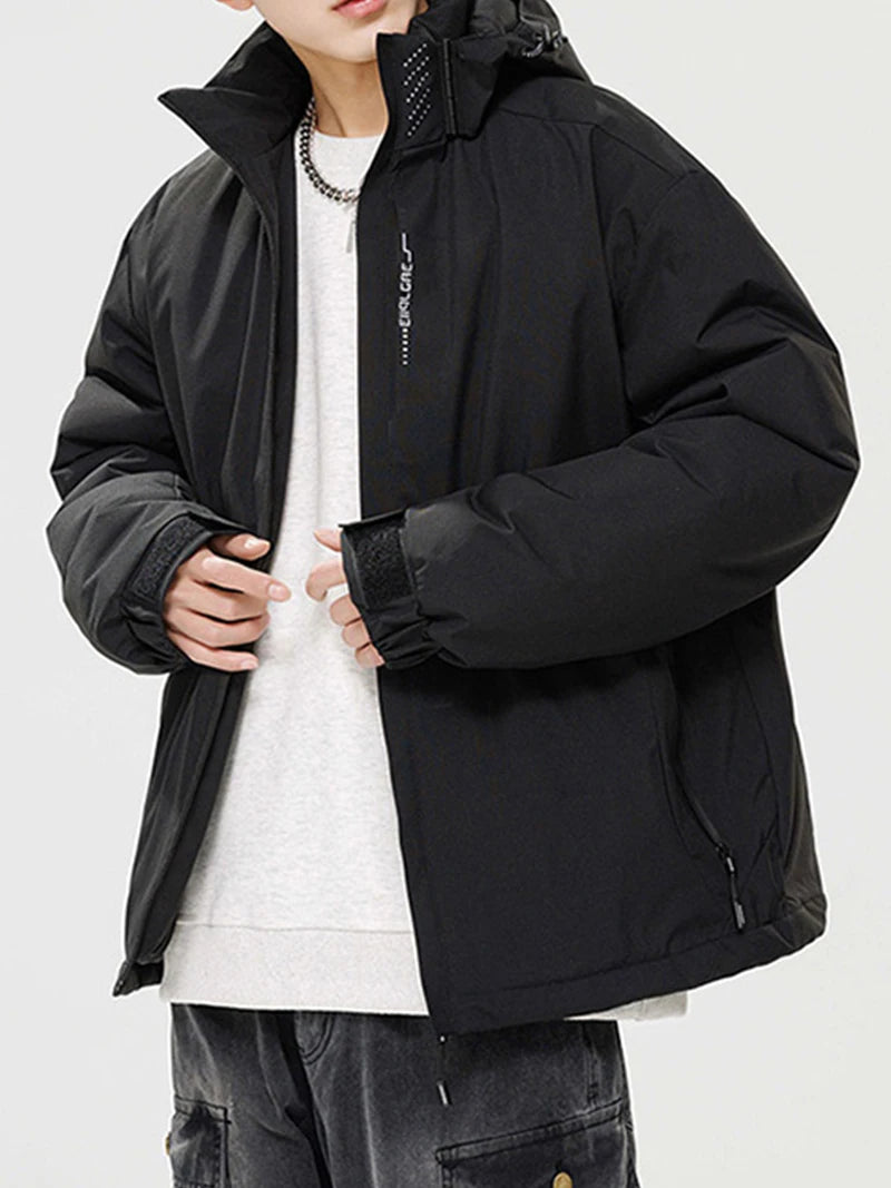 Winter Jacket Men Hooded Waterproof Cotton Padded Jacket - Empire P.E