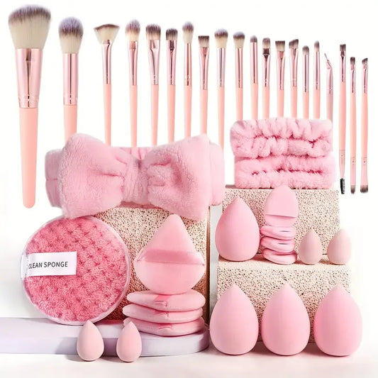 20/40 Pink Makeup kit Complete Makeup Brush Set,