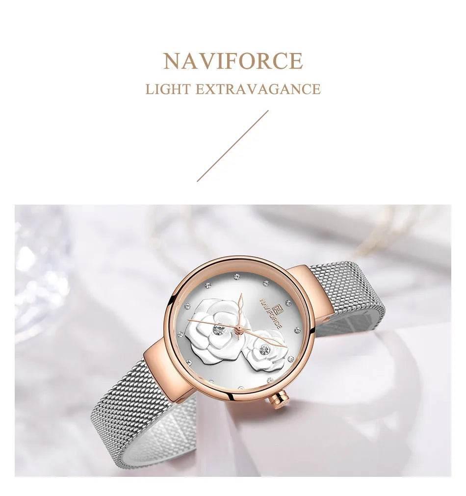 Women Watch Top Luxury Brand Steel Mesh Waterproof - Empire P.E