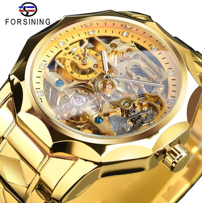 Men's Luxury  Skeleton Mechanical Watch