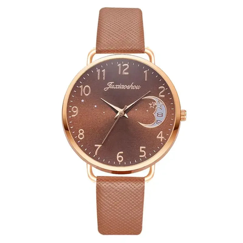 Women's Fashion  Quartz Leather  Wristwatches
