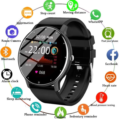 LIGE 2025 New Smart Watch Men Full Touch Screen