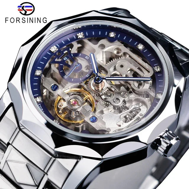 Men's Luxury  Skeleton Mechanical Watch