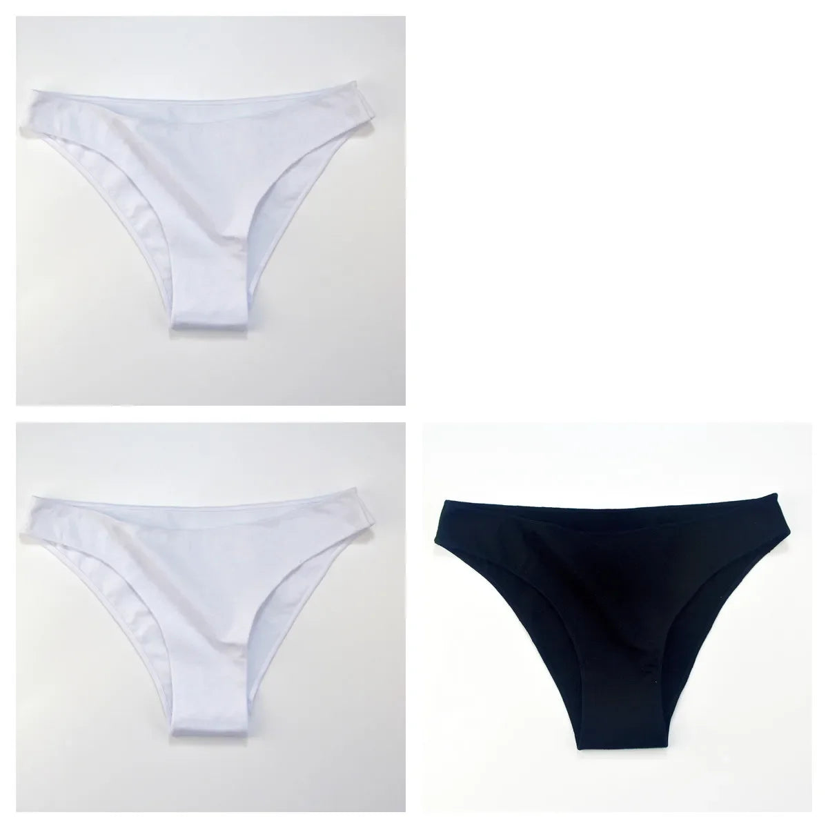 3Pcs/Set Cotton Briefs Low Rise Panties For Women - Empire P.E