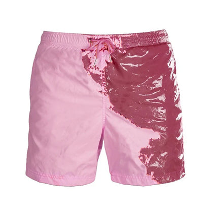 Men's Color Change Swimming Short Trunks